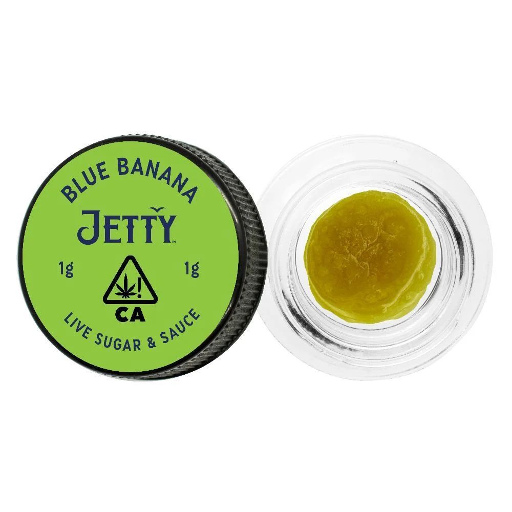 JETTY EXTRACTS BLUE BANANA LIVE RESIN BADDER 1 G