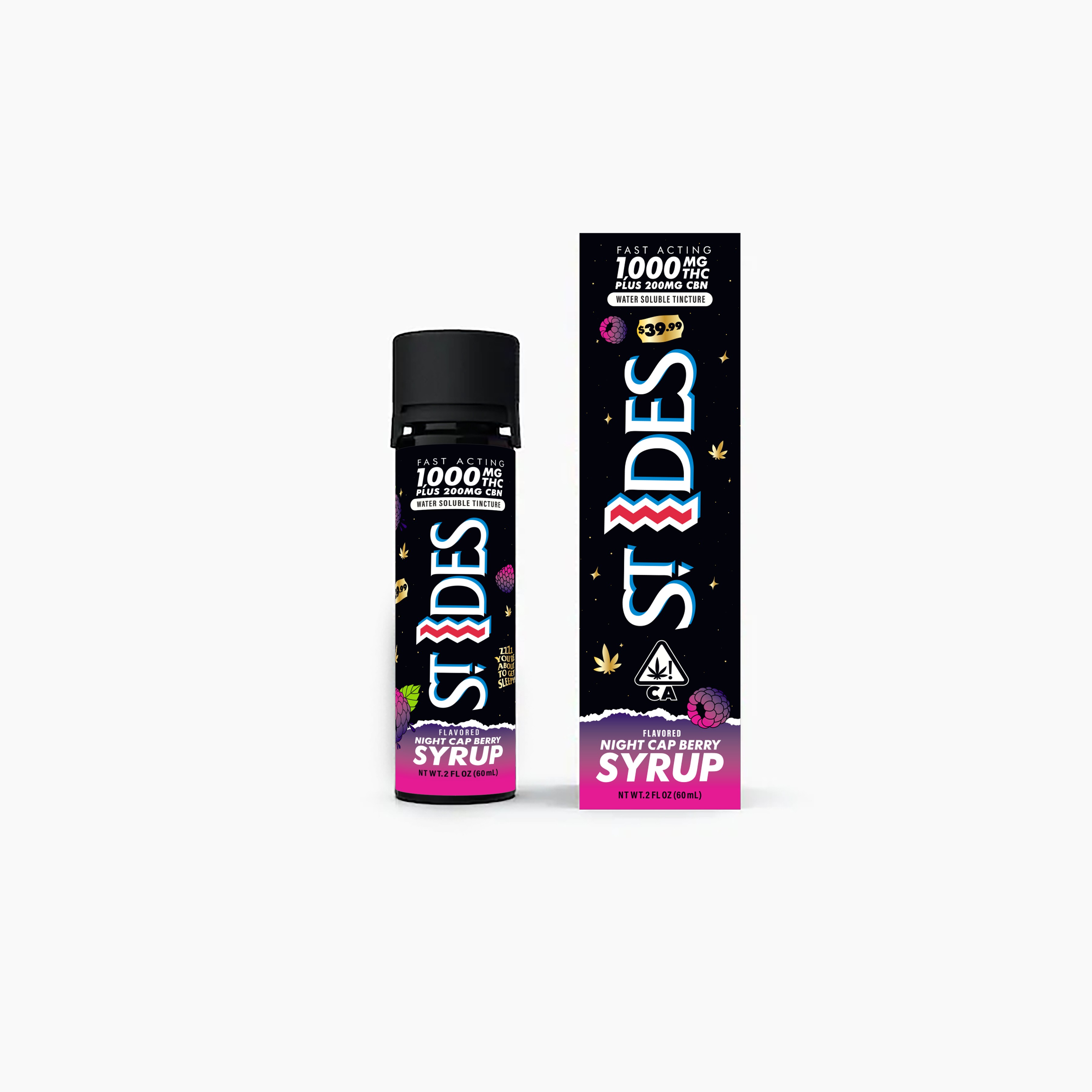 ST. IDES - Night Cap Berry | 1000mg Thc : 200mg CBN | Syrup