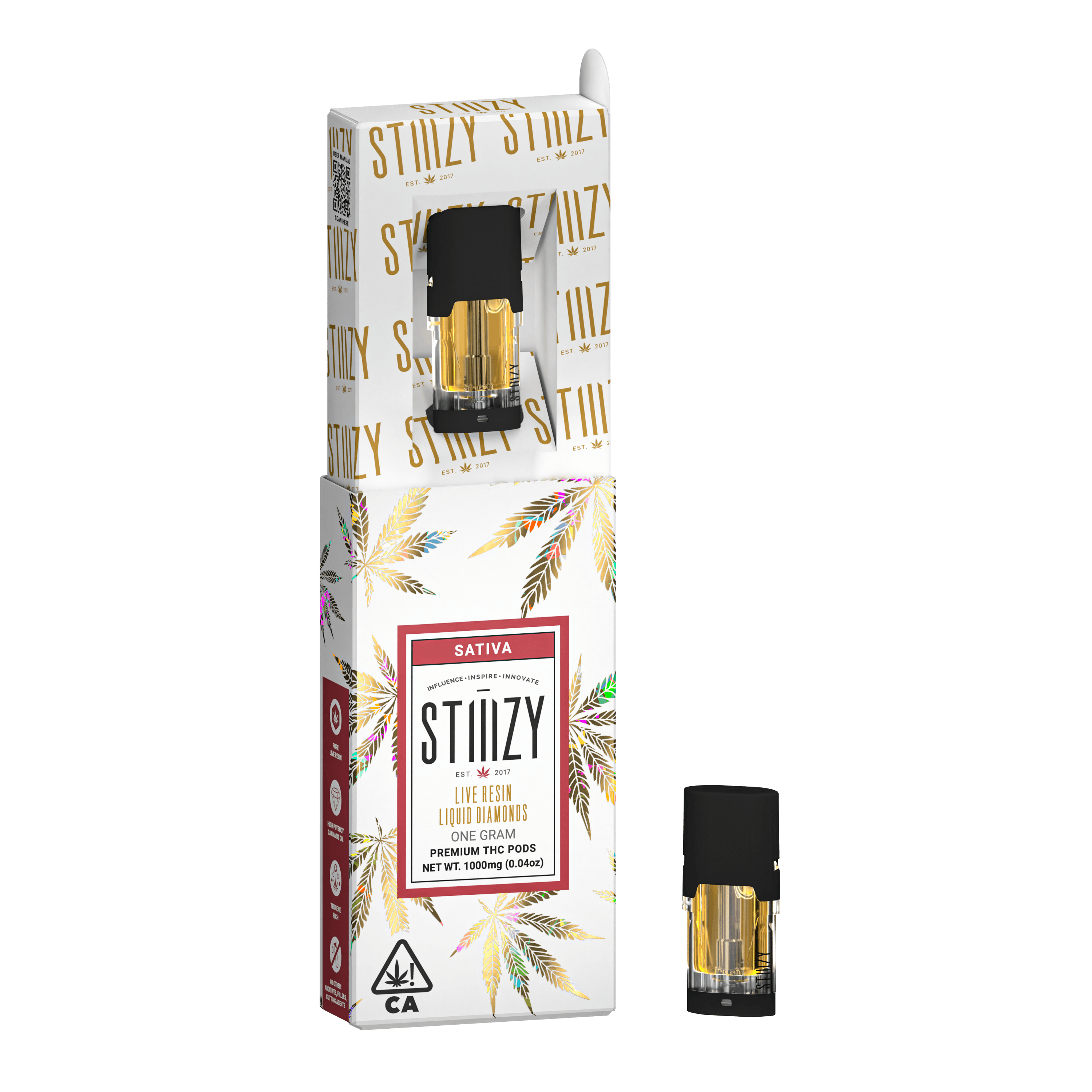 Hawaiian Snow Live Resin Liquid Diamond STIIIZY Pod - 1g