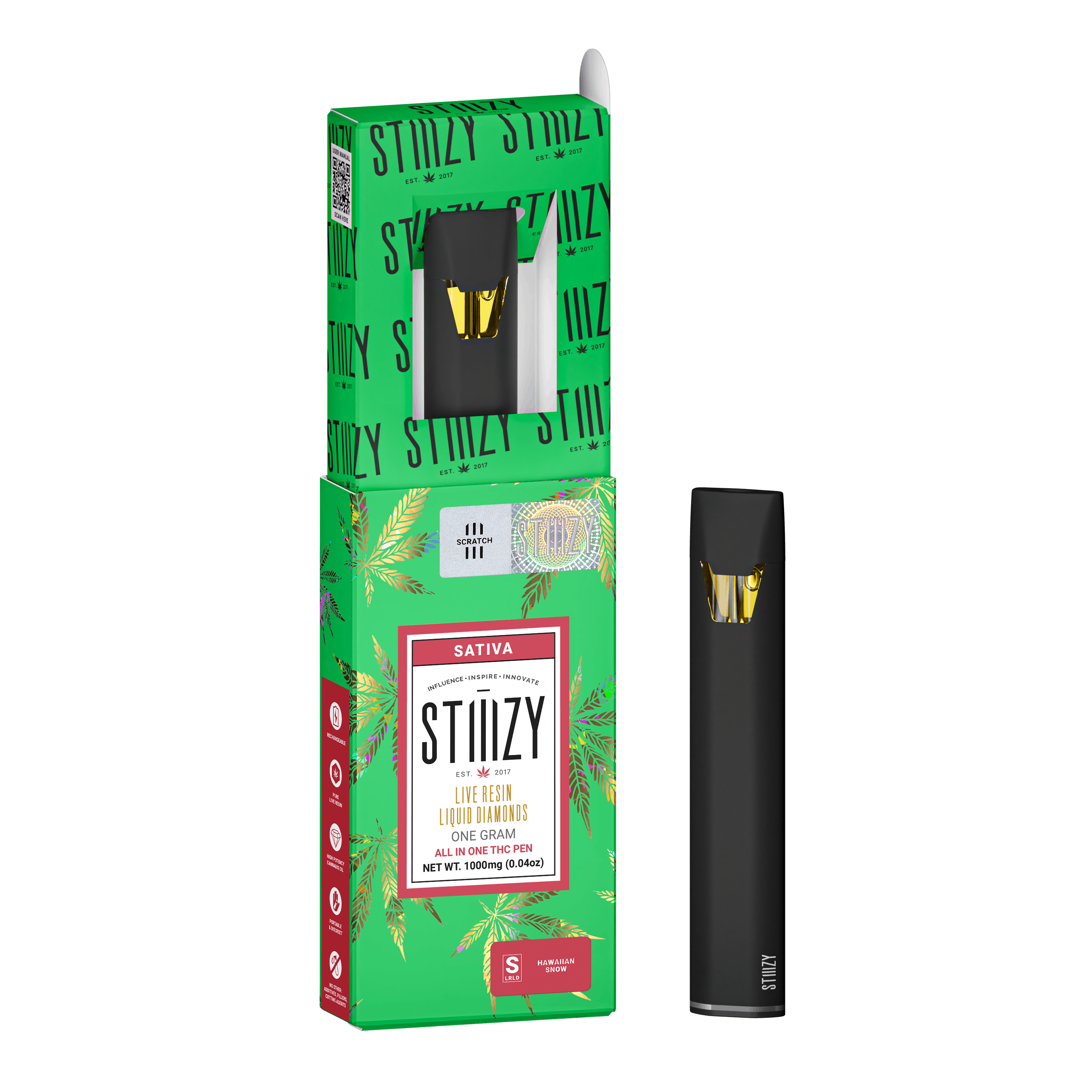 GREEN CRACK LIVE RESIN LIQUID DIAMONDS ALL IN ONE 1G