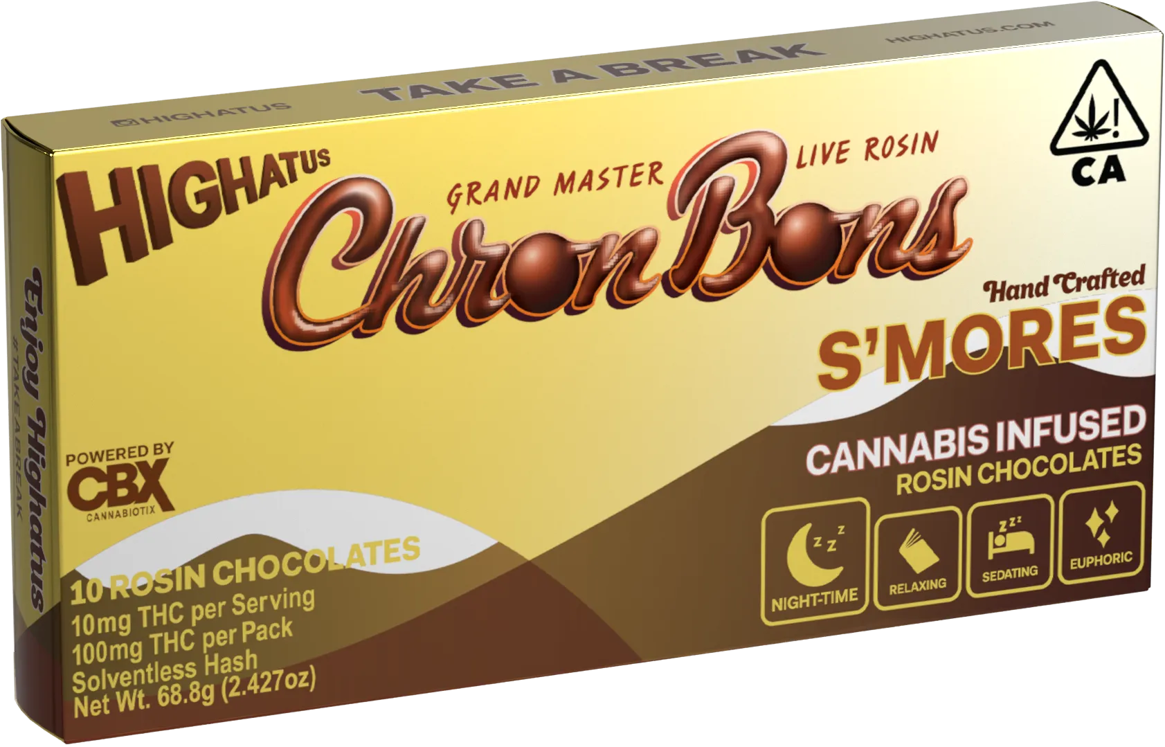 Highatus — CHRONBONS - S'MORES - 100 MG - 10 PACK