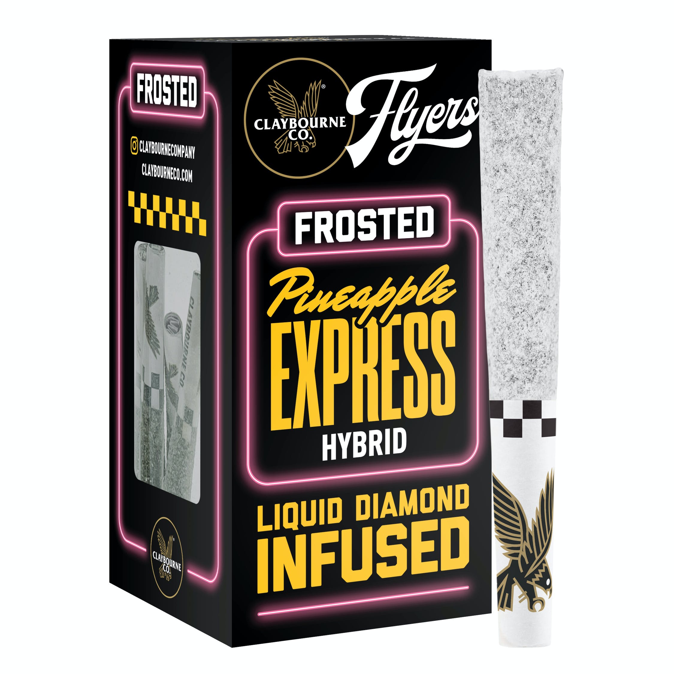PINEAPPLE EXPRESS FROSTED FLYERS 5-PACK INFUSED PRE-ROLLS