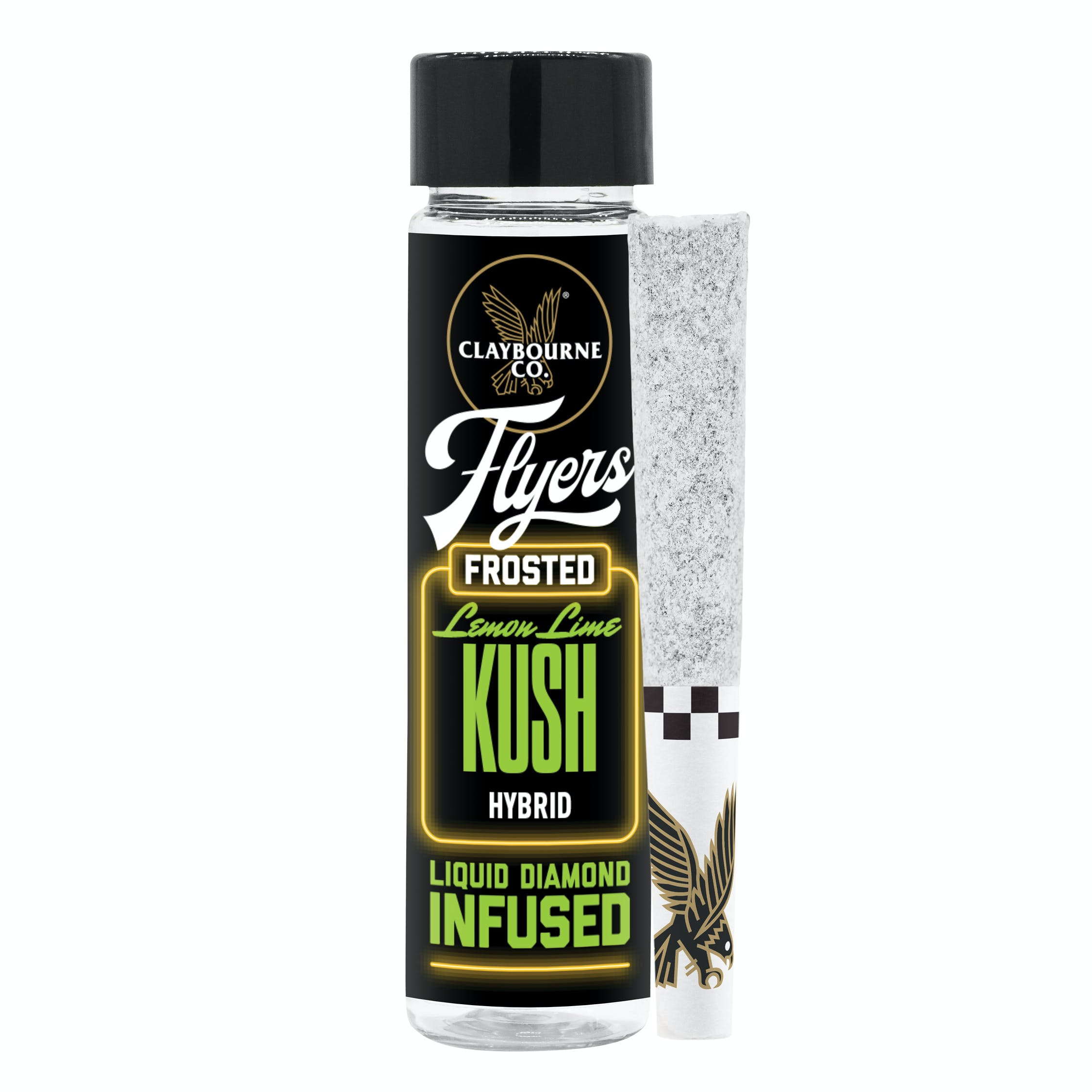 LEMON LIME KUSH FROSTED FLYERS 2-PACK INFUSED PRE-ROLLS
