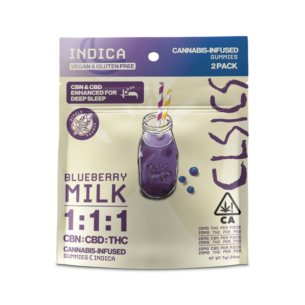 CLSICS - Blueberry Milk - THC/CBD/CBN | 20 mg 2-Pack | Torrey