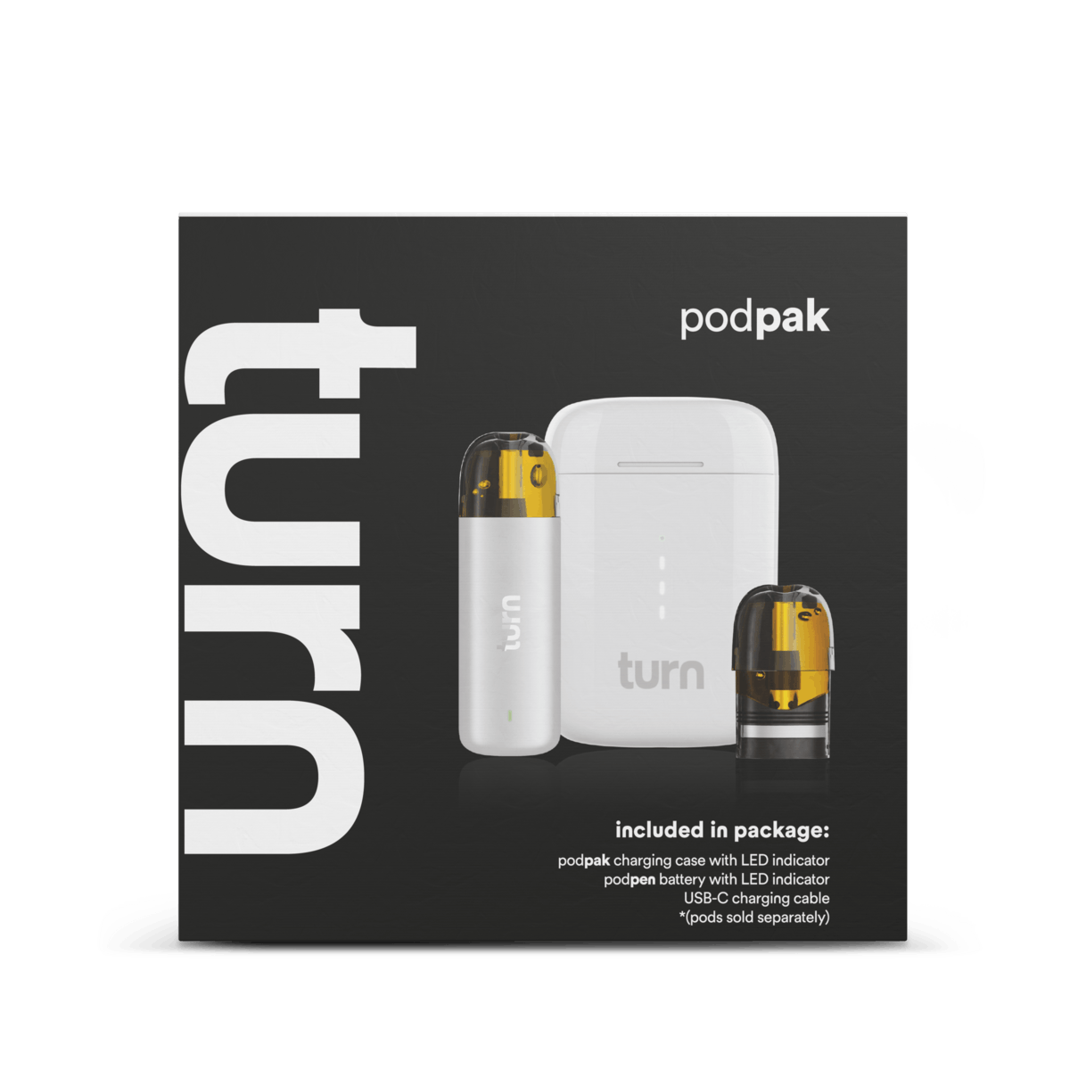 TURN - WHITE PODPAK BATTERY + CASE (PROMO) | Torrey Holistics