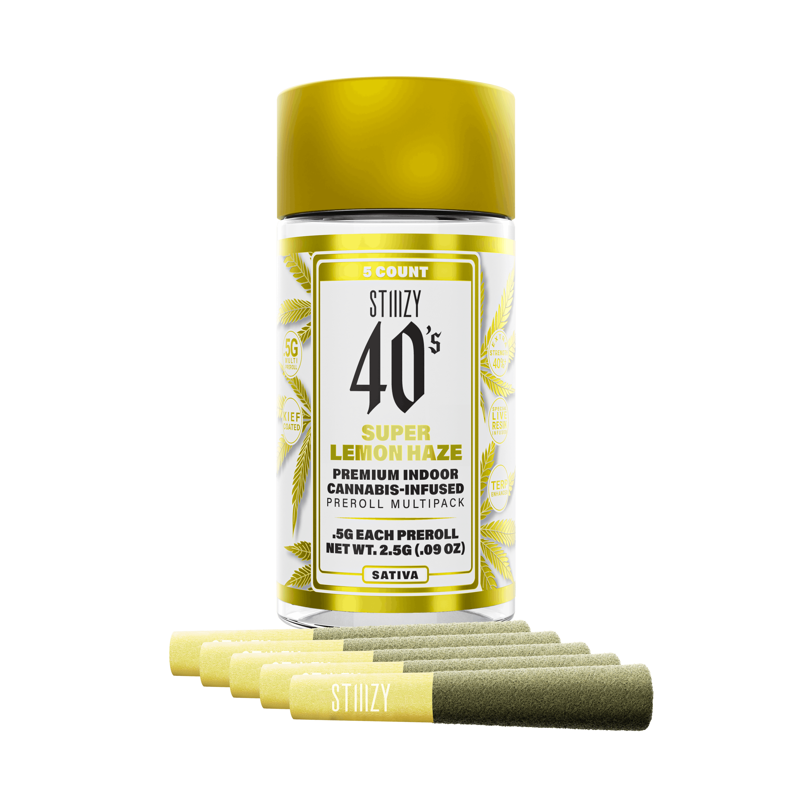 SUPER LEMON HAZE 5-PACK INFUSED PRE-ROLLS