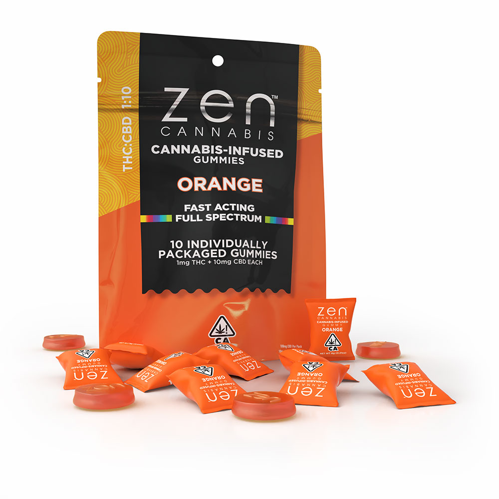 Orange 10:1 100mg CBD:10mg THC | 10-Pack