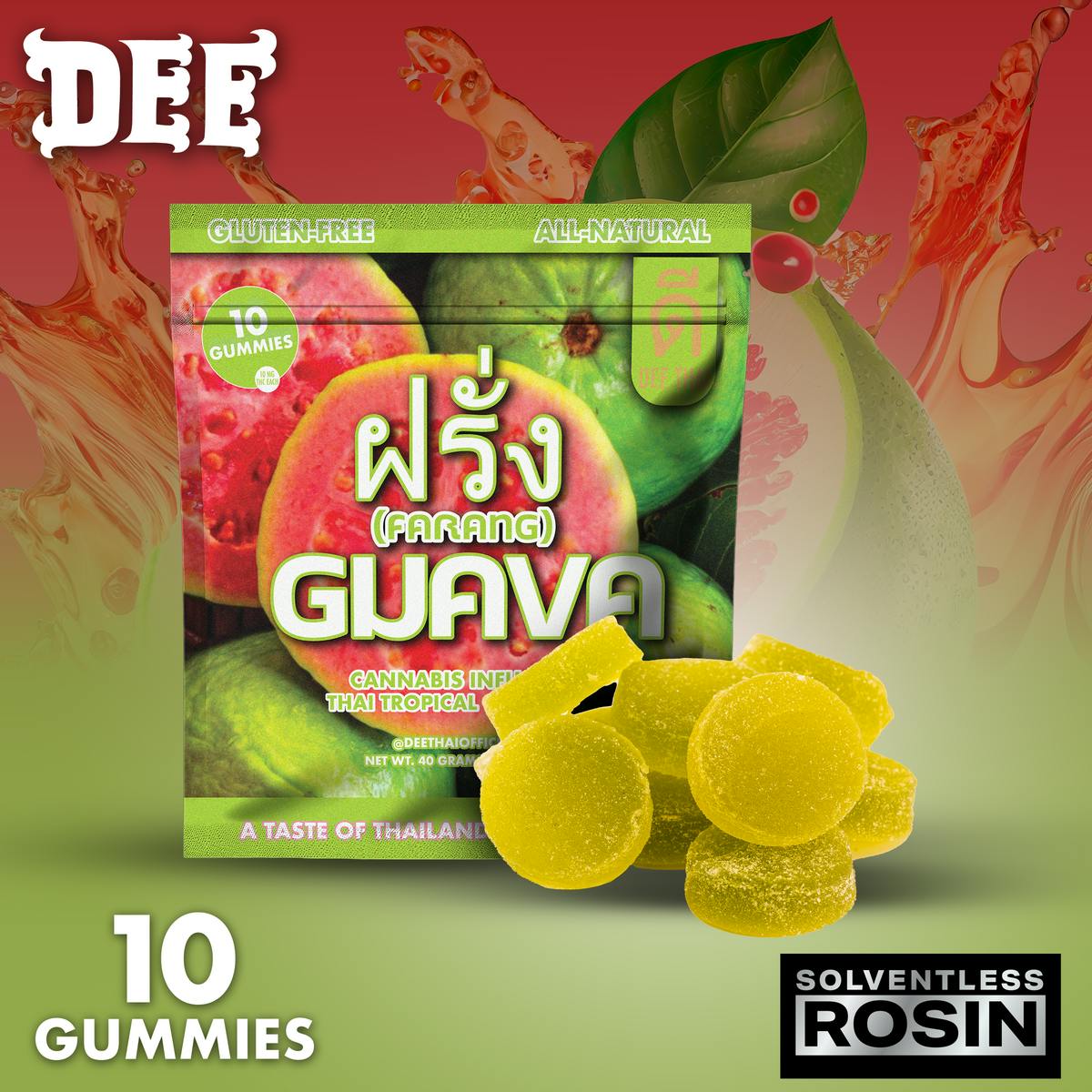 Dee Thai — GUAVA - 100 MG - 10 PACK
