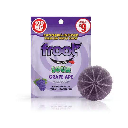 FROOT - Sour Grape (Single) | 100mg | Torrey Holistics