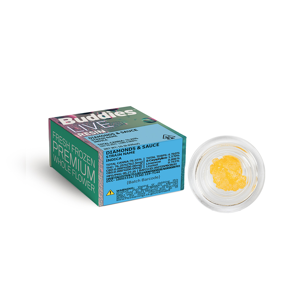 Blue Ritz | Cured Diamonds & Sauce | 1g