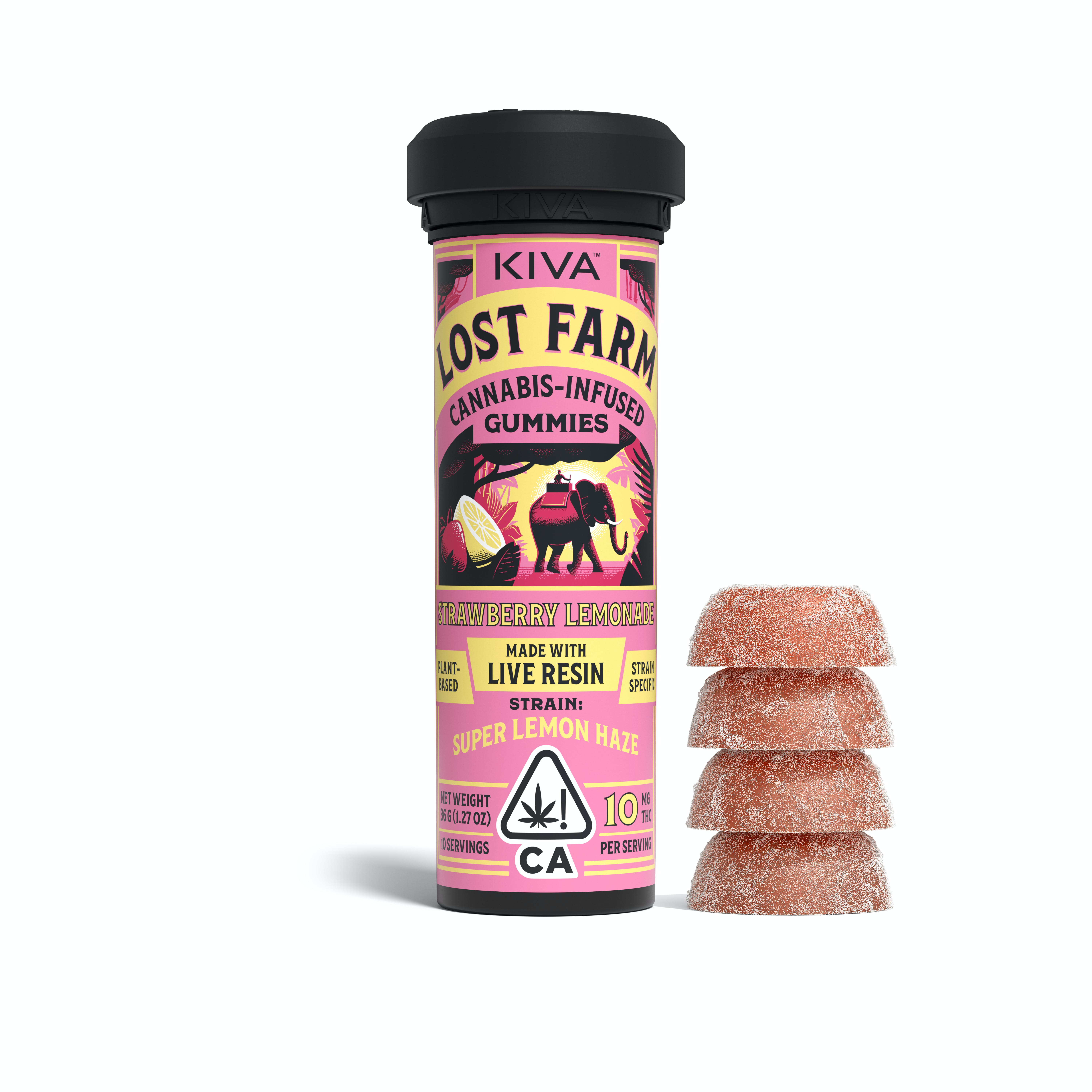 Lost Farm: SATIVA STRAWBERRY LEMONADE - 100MG