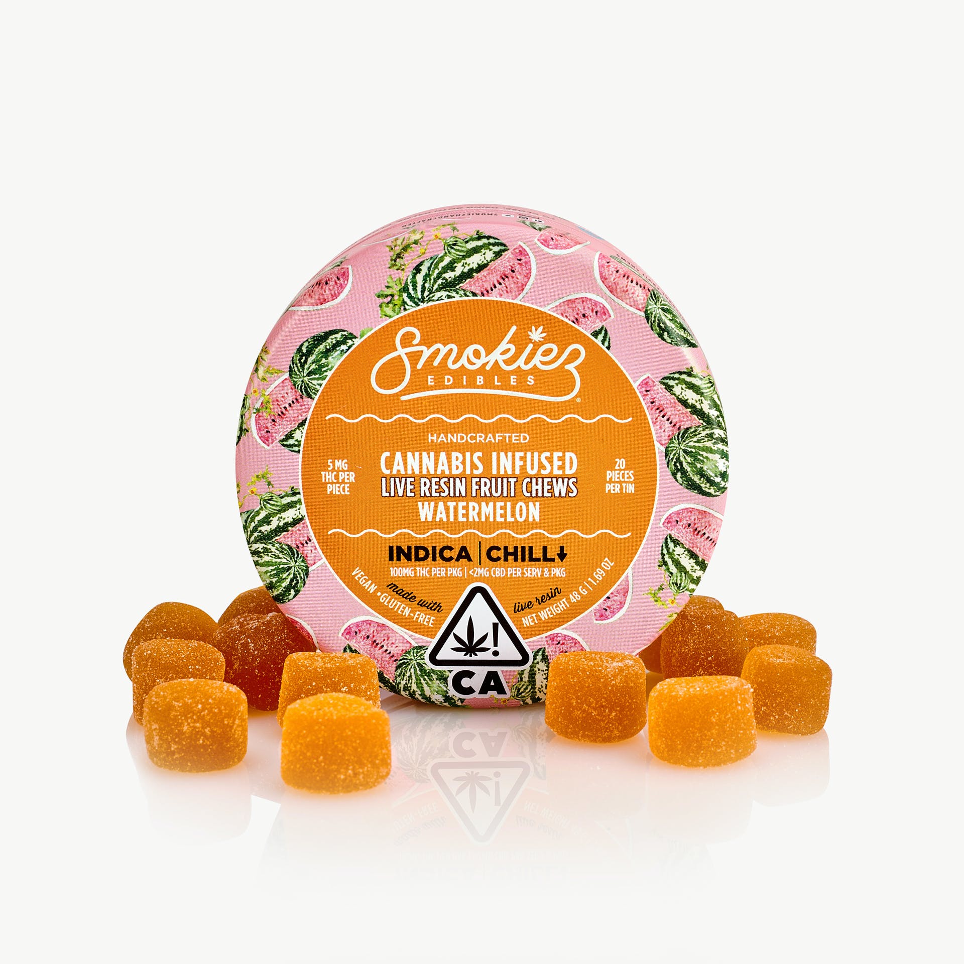 Smokiez — WATERMELON LR - 100MG (20-PACK)
