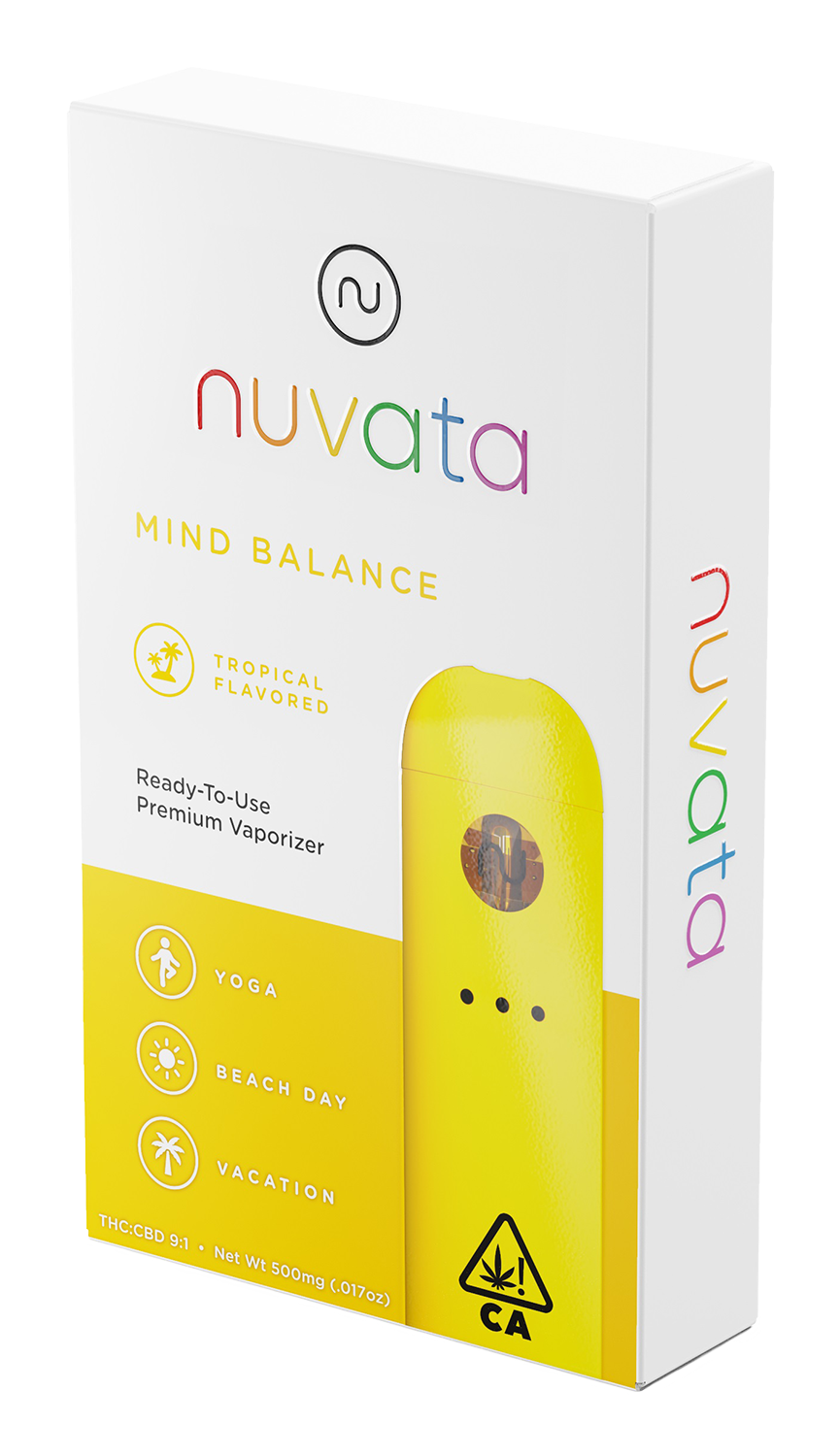 NUVATA - Mind Balance 9:1 THC:CBD (Tropical) | 1g AIO | Torrey Holistics