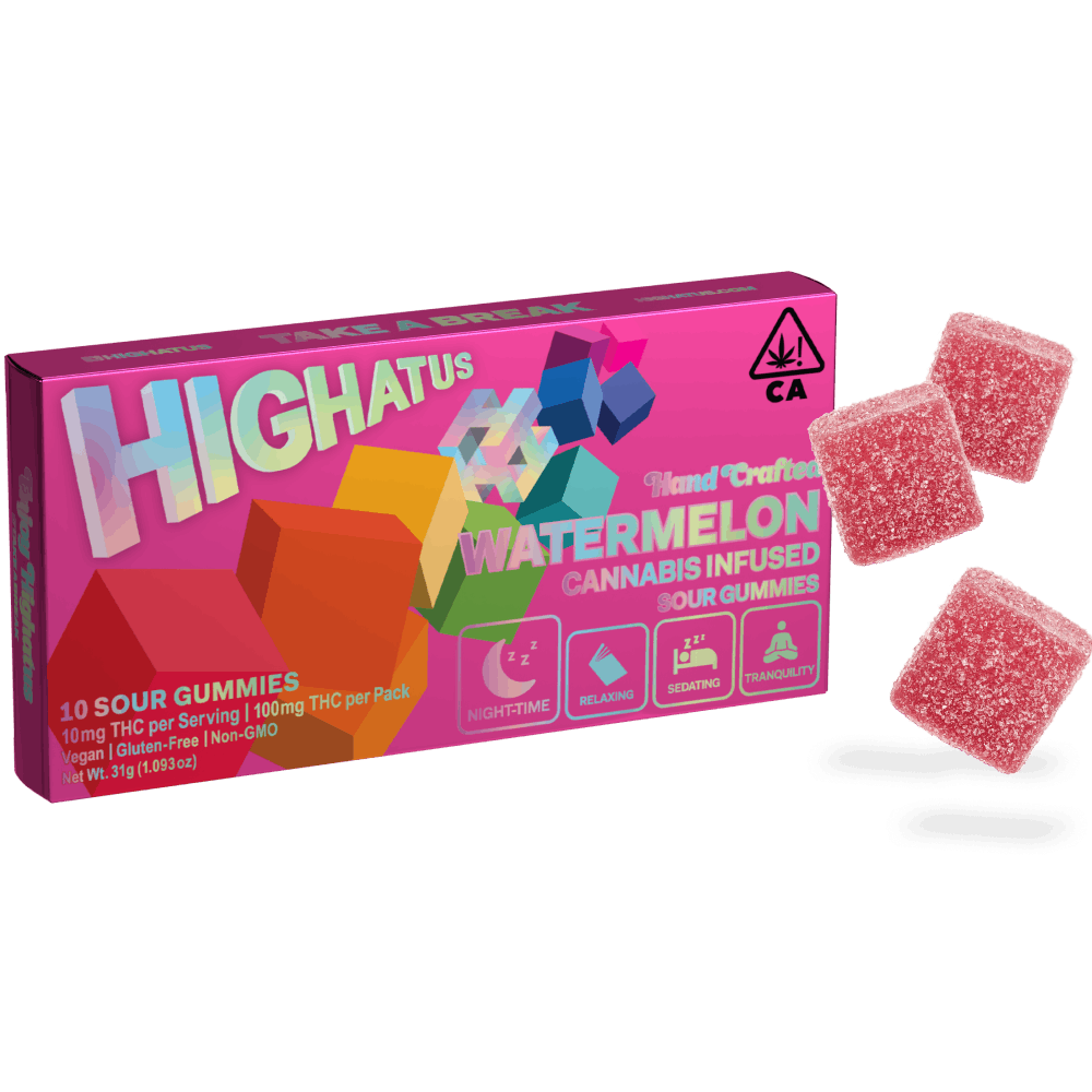 Sour Watermelon Gummies - 100mg