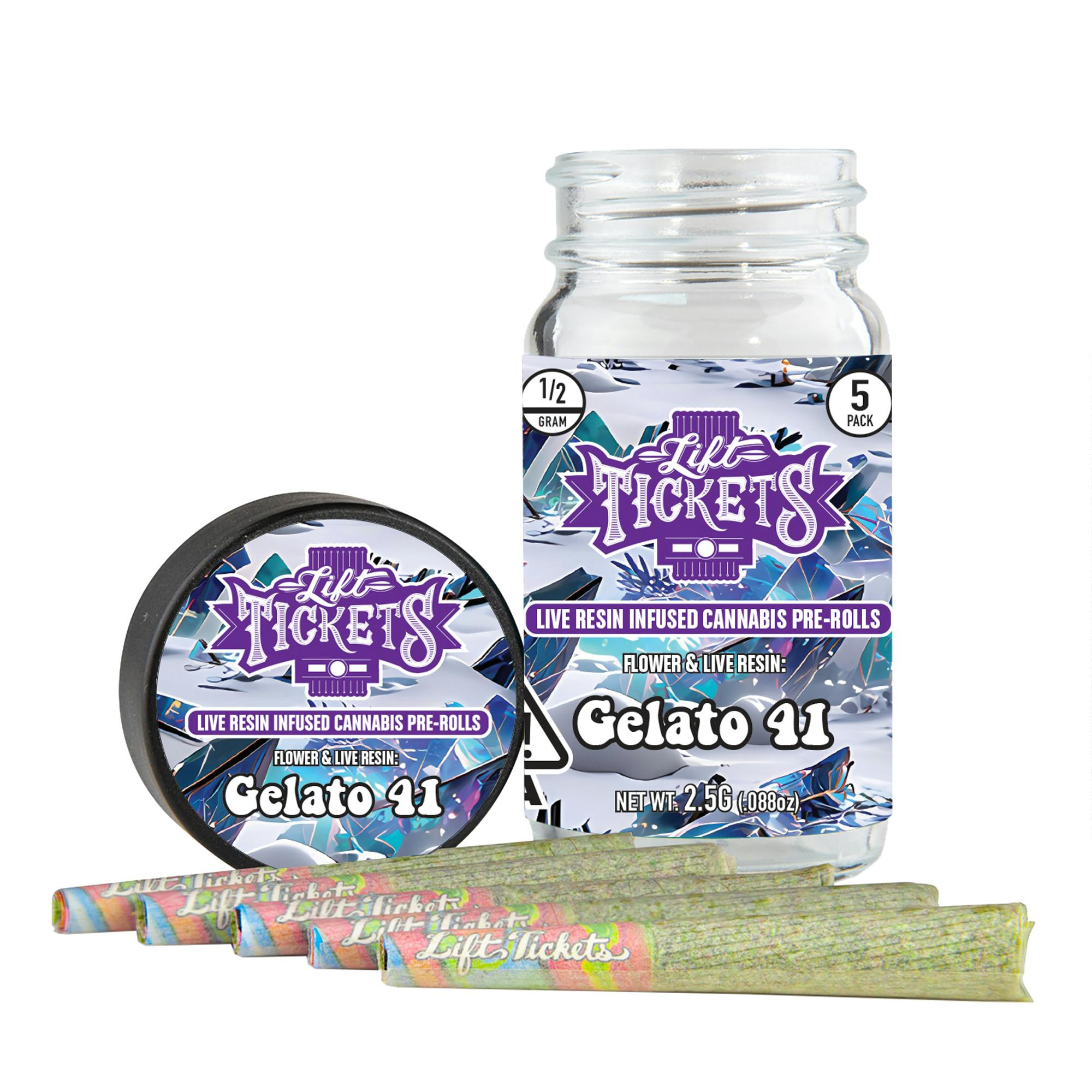 Lift Tickets — GELATO 41 5PK - NO TILL KINGS -