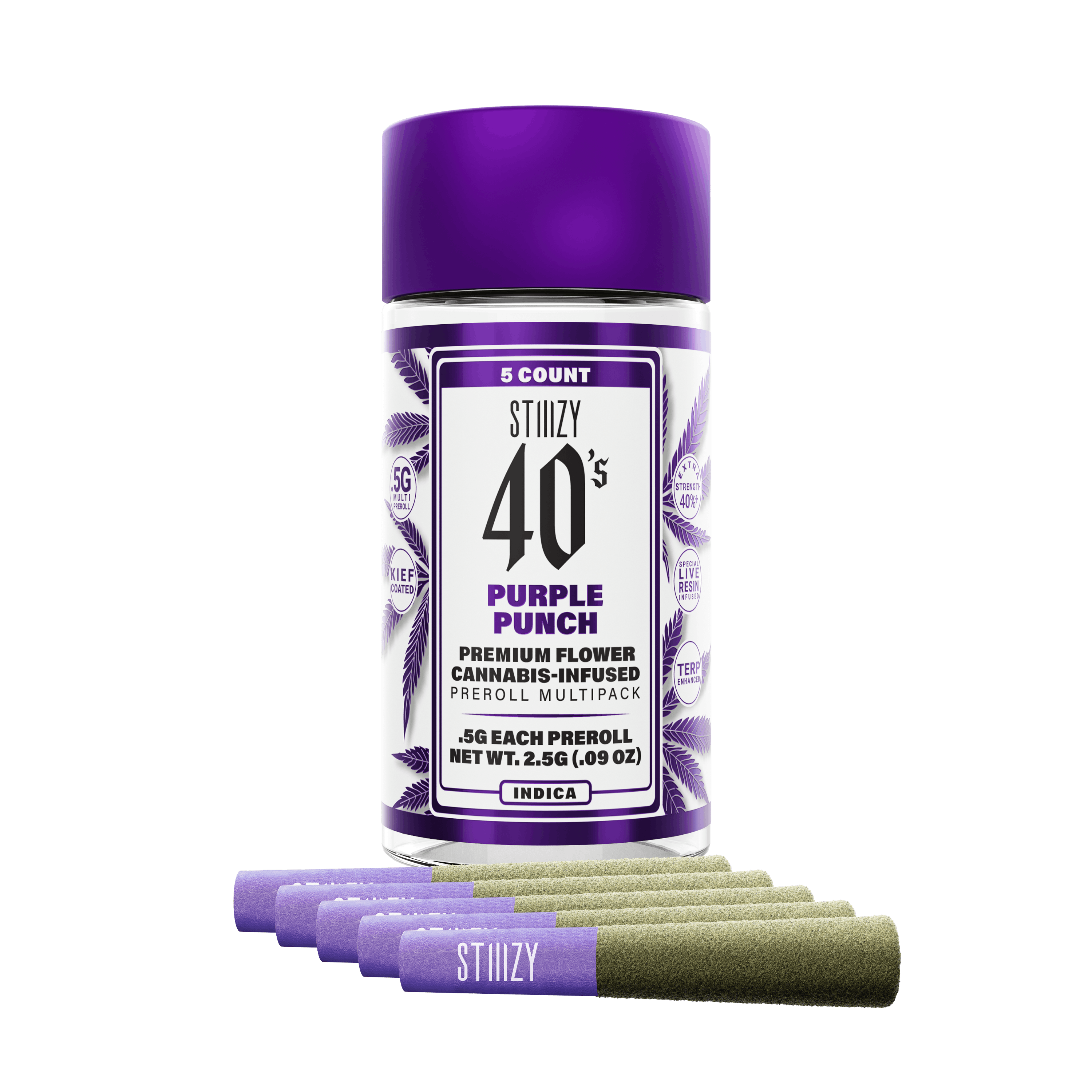 PURPLE PUNCH 5-PACK INFUSED PRE-ROLLS