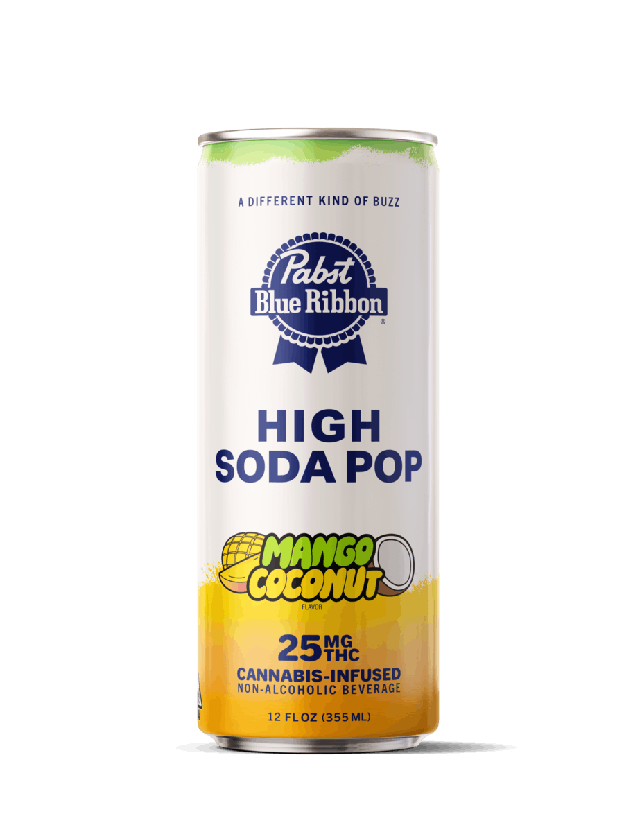Mango Coconut Soda - 25mg
