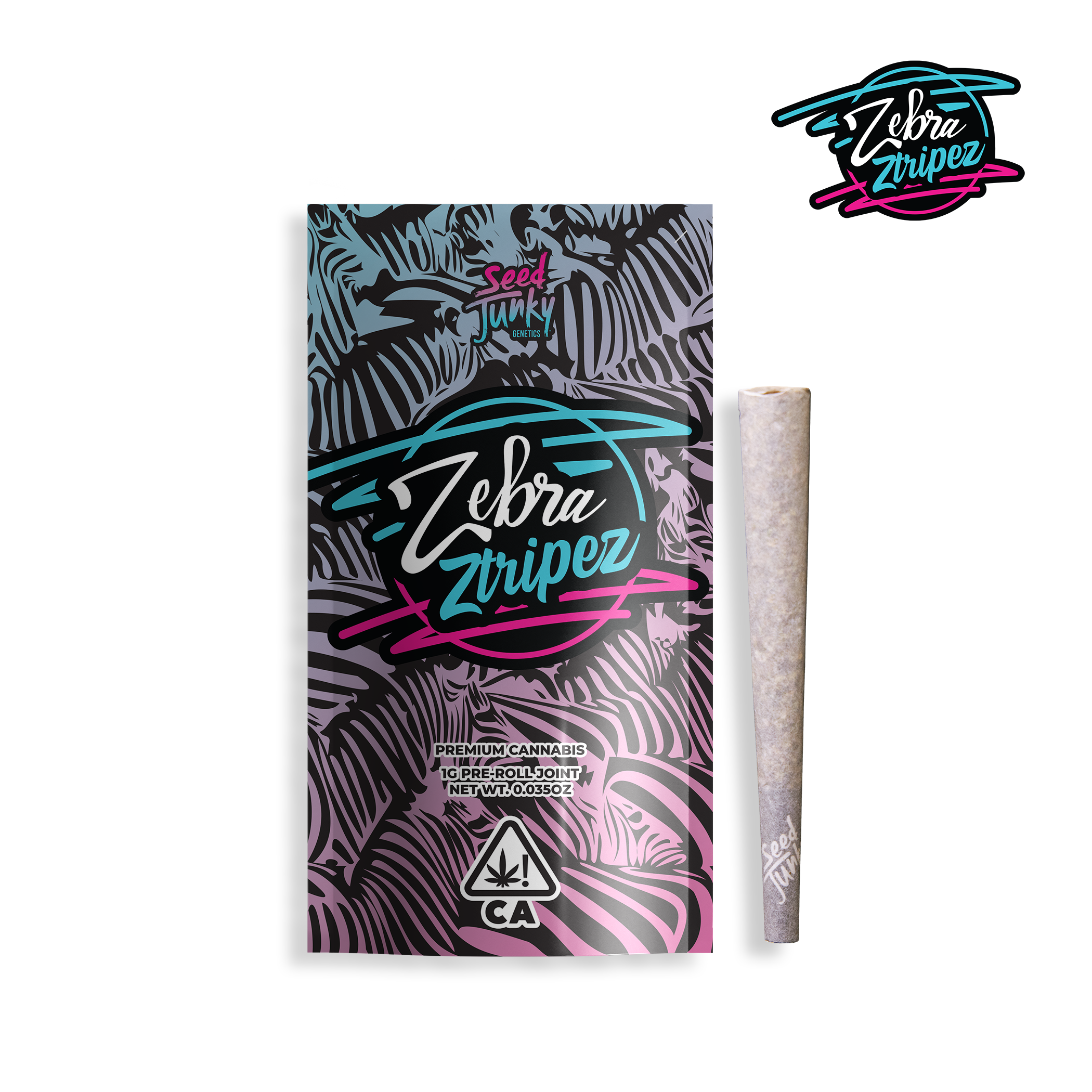 SEED JUNKY - Zebra Ztripez | 1g | Torrey Holistics