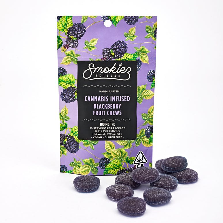 SOUR BLACKBERRY FRUIT CHEWS | 100MG