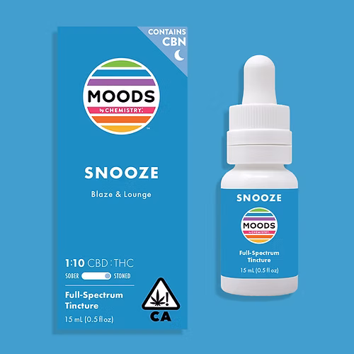 Snooze 1:10(CBD:THC) Blue Tincture - 15ml