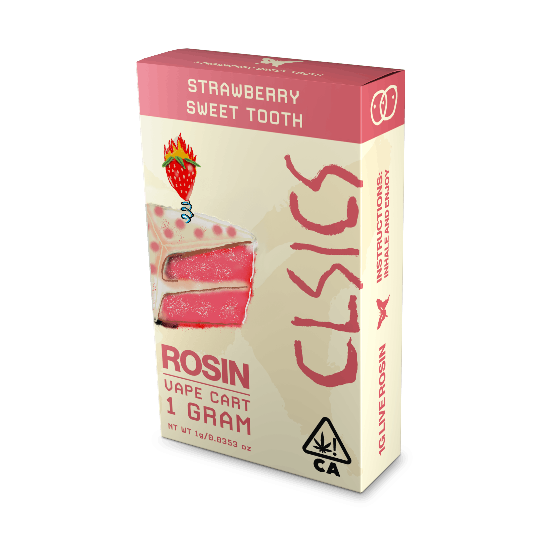 STRAWBERRY SWEET TOOTH CART - 1G