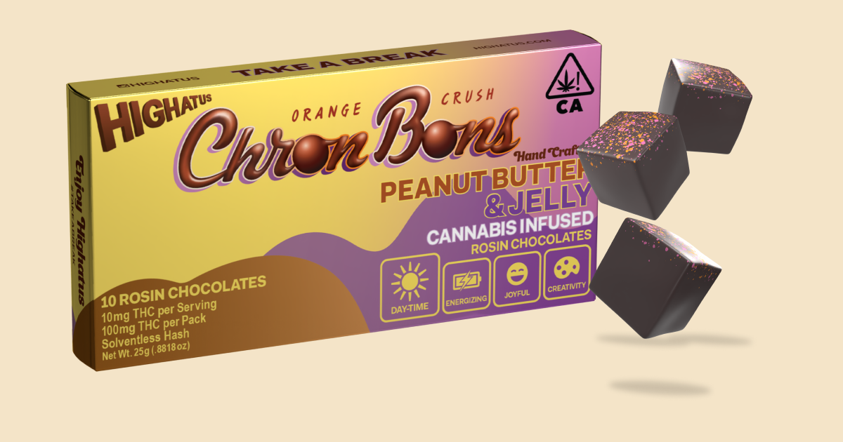 Highatus — CHRON BONS - PEANUT BUTTER & JELLY - 100 MG - 10 PACK