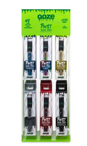 OOZE SLIM TWIST VAPE PEN BATTERY I 510 THREAD I 320 MAH + USB CHARGER