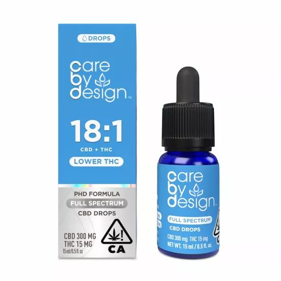 CARE BY DESIGN 18:1 (CBD:THC) TINCTURE 15 ML