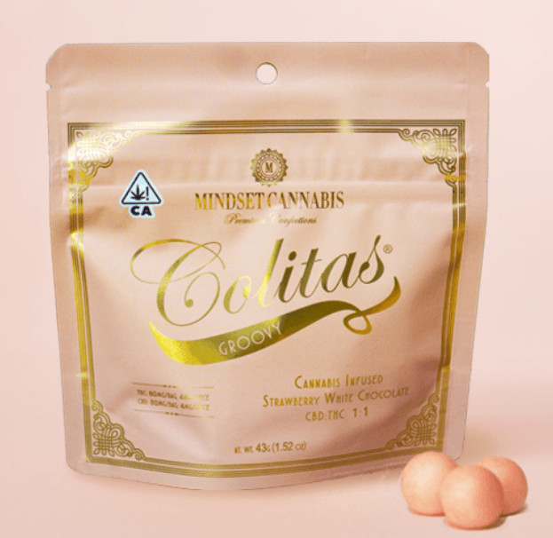 GROOVY STRAWBERRY WHITE CHOCOLATE COLITAS | 1:1
