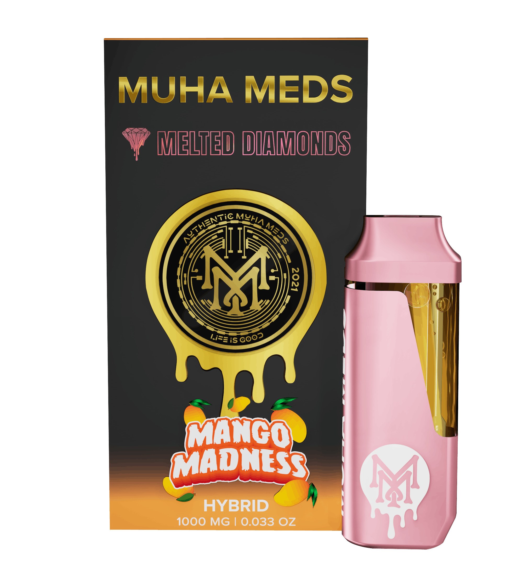 MUHA MEDS - Mango Madness - Melted Diamonds 1g AIO