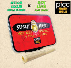 SUSHI HASH - Melon Collie x Key Lime Rosin .5g - 5pk - 2.5 g