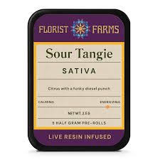 Sour Tangie - Live Resin Infused - 2.5 g - 5 Pack