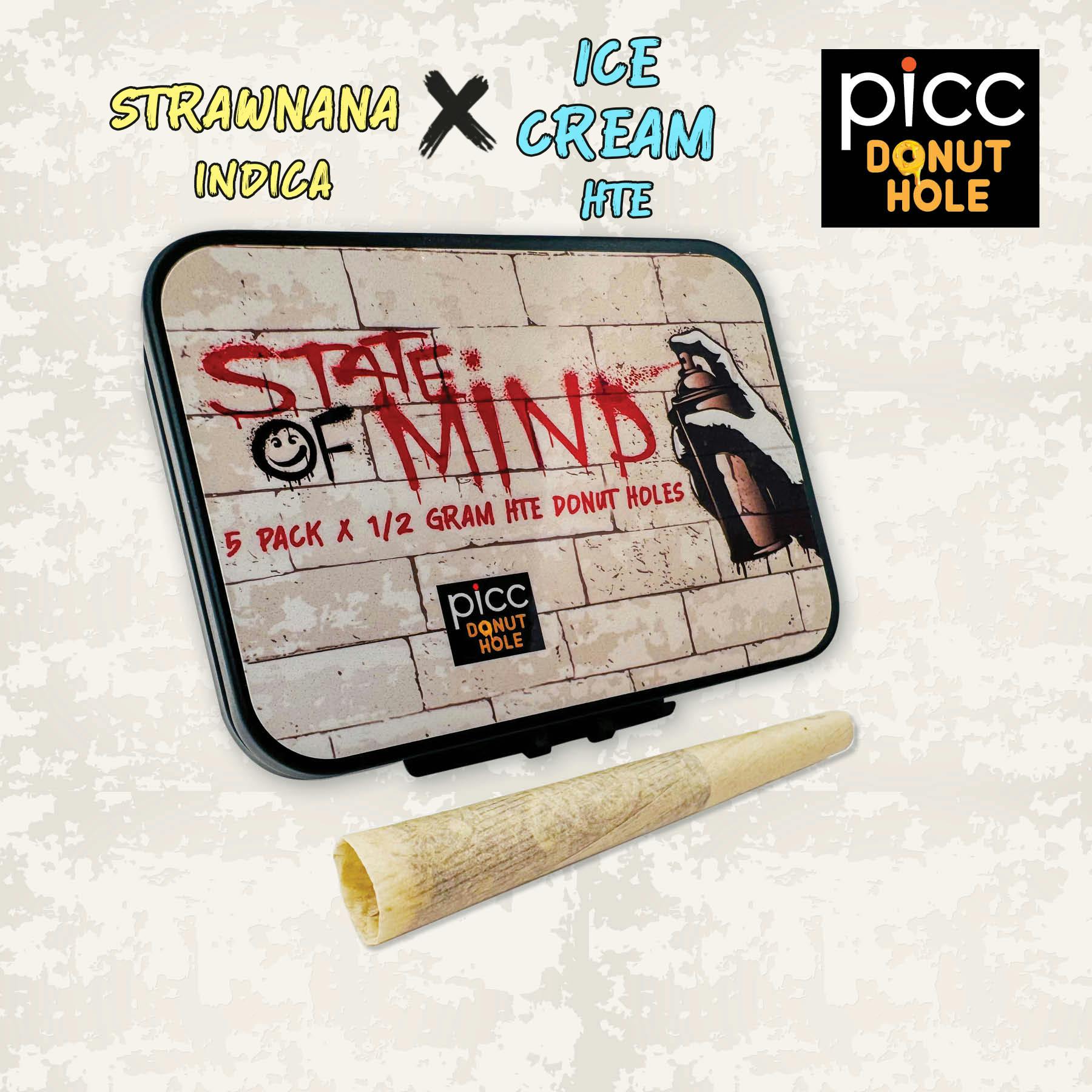 STATE OF MIND - Strawnana x Ice Cream .5g - 5pk - 2.5 g