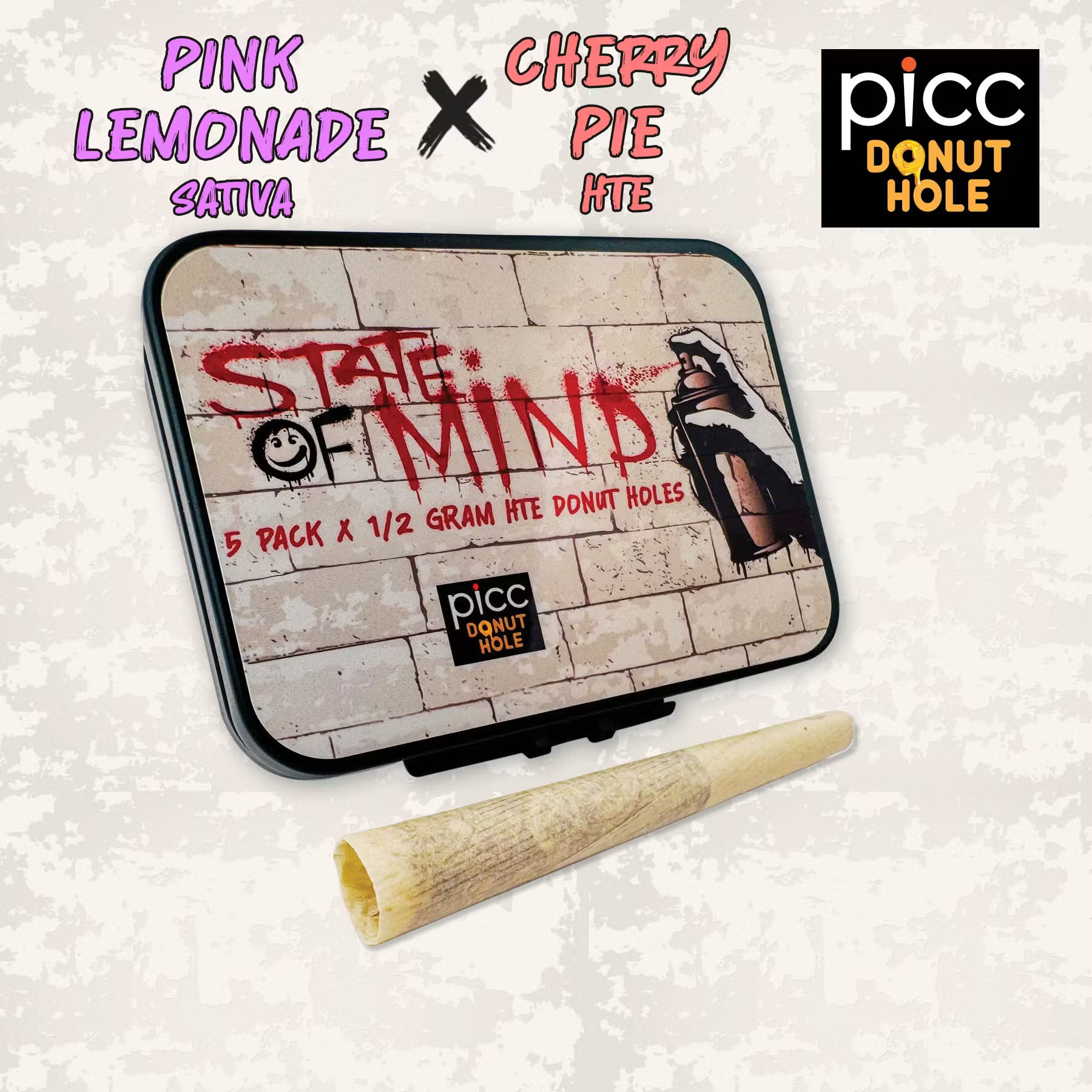 STATE OF MIND - Pink Lemonade x Cherry Pie .5g - 5pk - 2.5 g