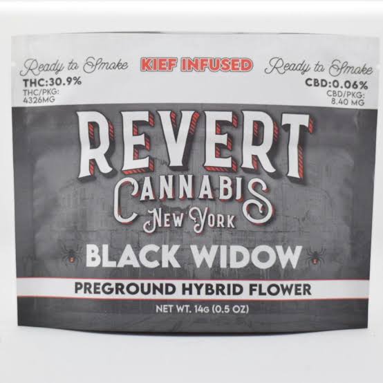 Black Widow - Kief Infused - 14 g