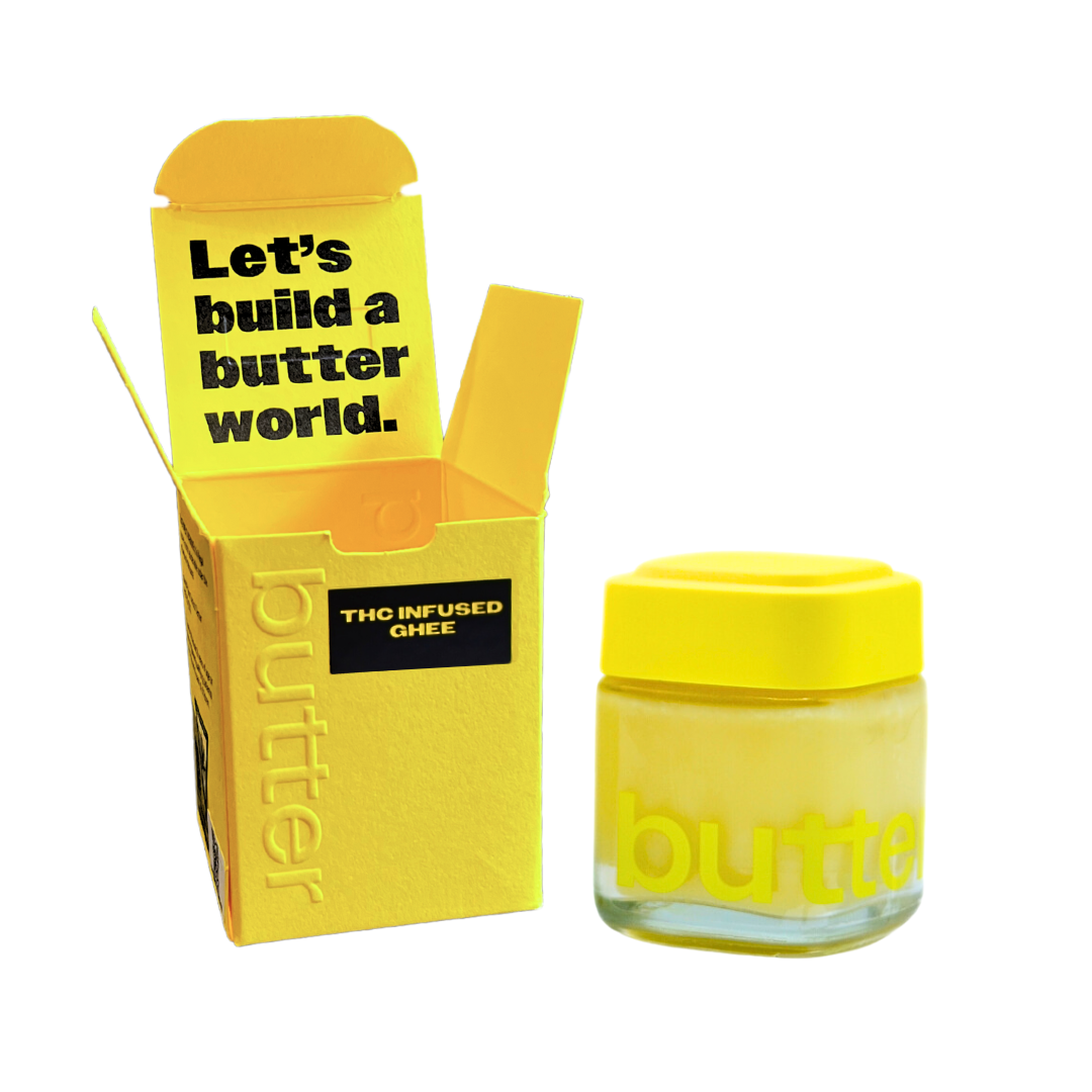 Ghee Butter - Solventless Hash Rosin Infused - 100 mg