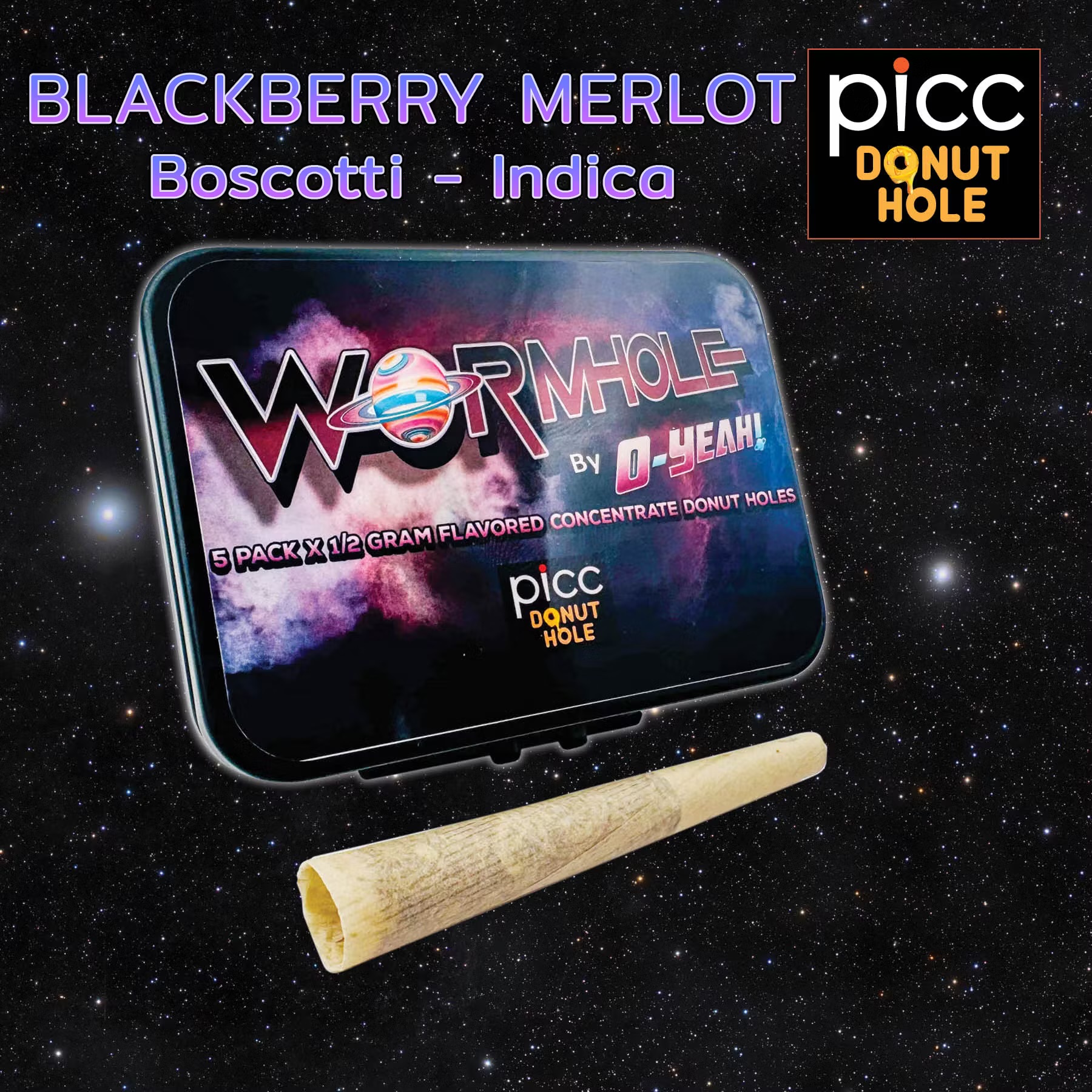 O-YEAH! - Blackberry Merlot Boscotti .5g - 5pk - 2.5 g