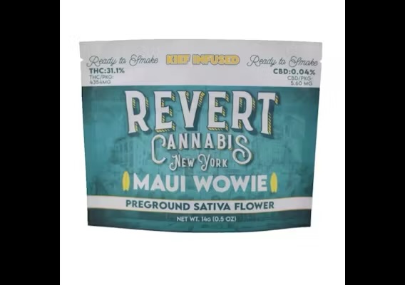 Maui Wowie - Kief Infused - Ground Flower - 14 g