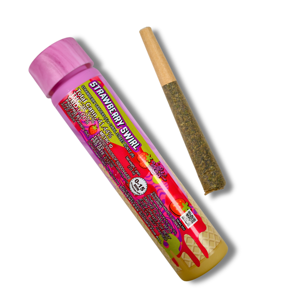 Buy ICE KREAM HASH CO. | Strawberry Swirl | Rosin Infused Pre-Roll
