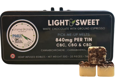 Chime and Chill Light and Sweet - Espresso Chocolates - 840 g - 20 Pack