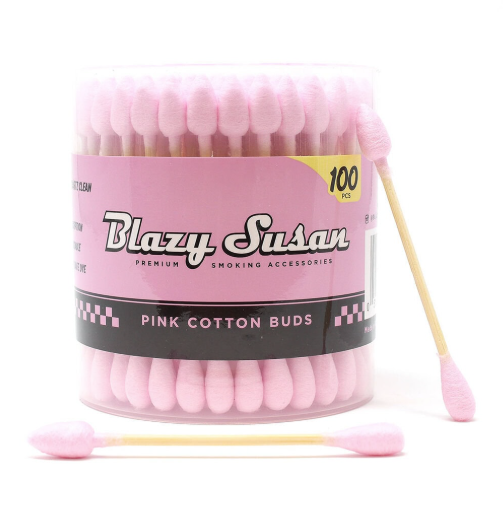 Pink  Cotton Buds - QTips - One Size - 100 Pack