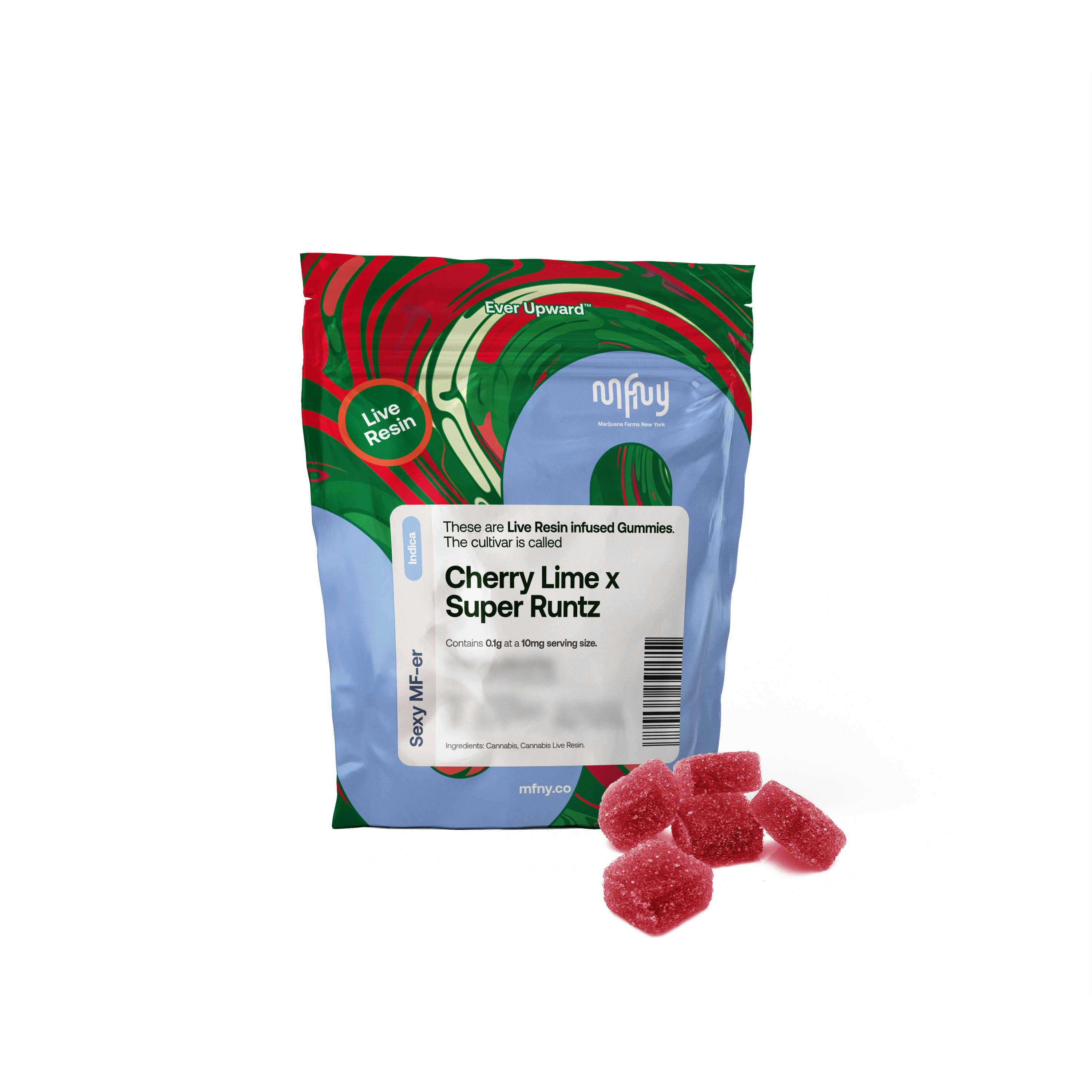 Cherry Lime x Super Runtz - Live Resin - 100 mg - 10 Pack