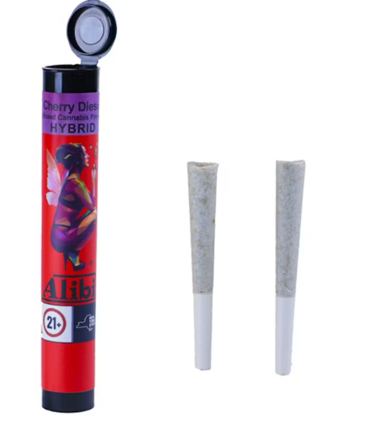 Cherry Diesel - Infused Preroll - 1 g - 2 Pack