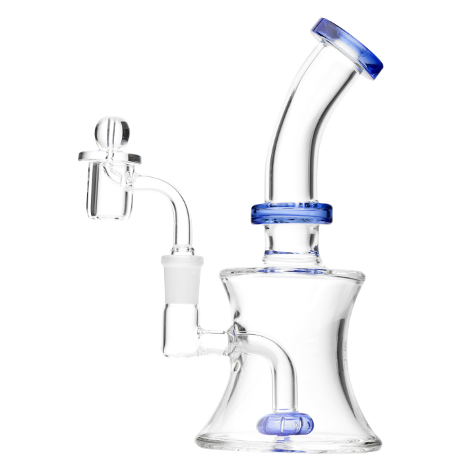 Blue - 8" Oil Can Rig - One Size