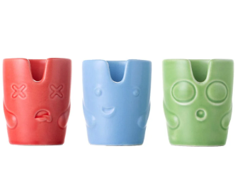 Potheads - Ceramic Ashtrays Set - One Size - 3 Pack