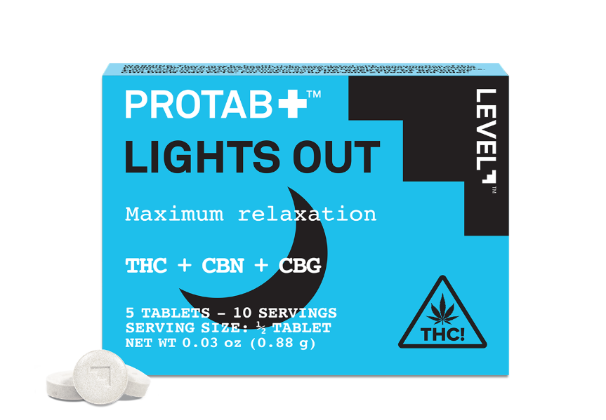 LEVEL - LEVEL - PROTAB LIGHTS OUT 5PK - 100MG