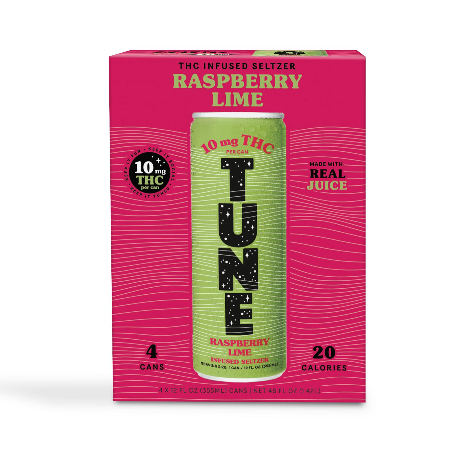 RASPBERRY LIME - 40 mg - 4 Pack