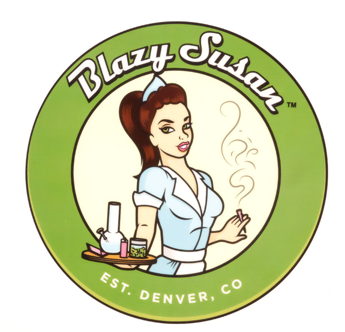 Green - Blazy Susan Dab Mat - One Size