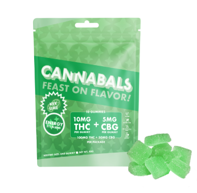 Key Lime - Energy 2:1 - 100 mg - 10 Pack