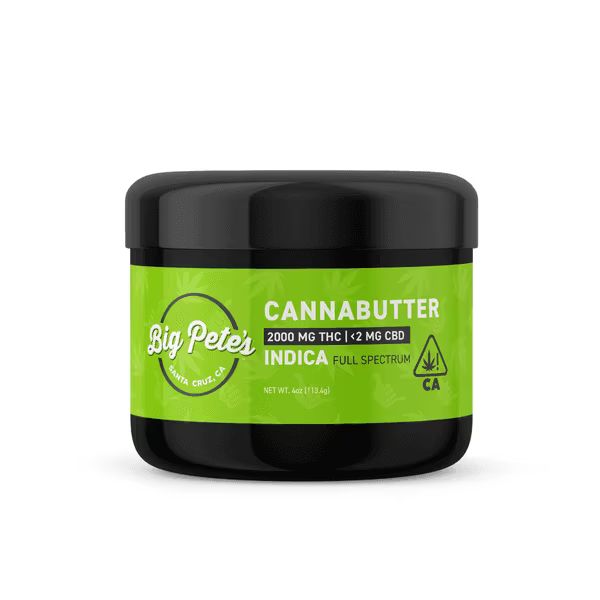 Big Pete's Treats: CANNABUTTER INDICA 2,000MG